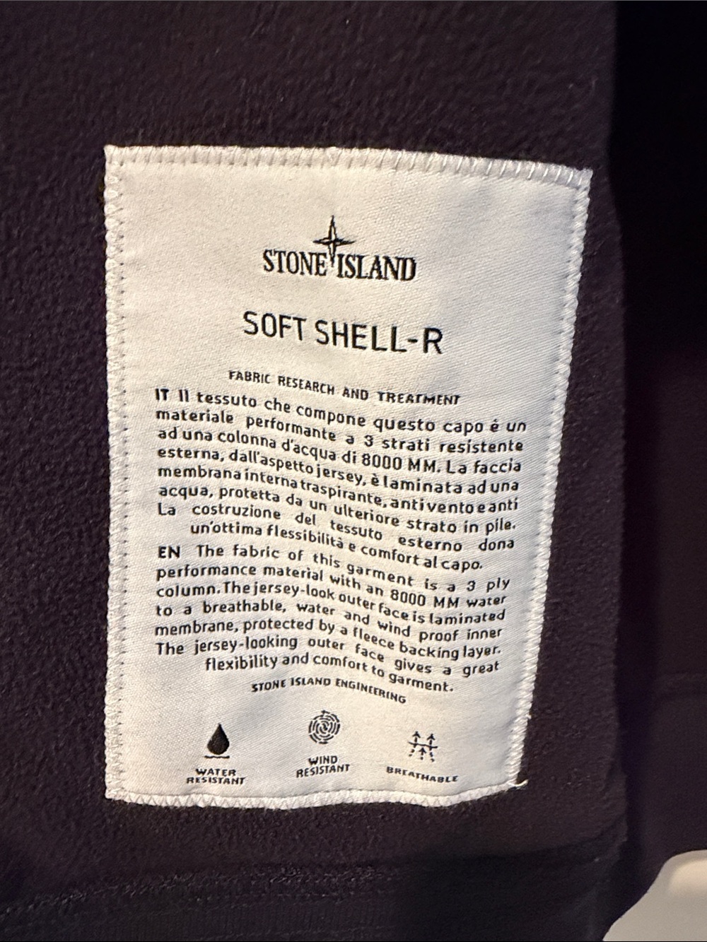 Stone Island Soft Shell R Hooded Jacket - Picture 6 of 7
